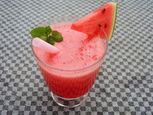gezonde smoothie zomer watermeloen