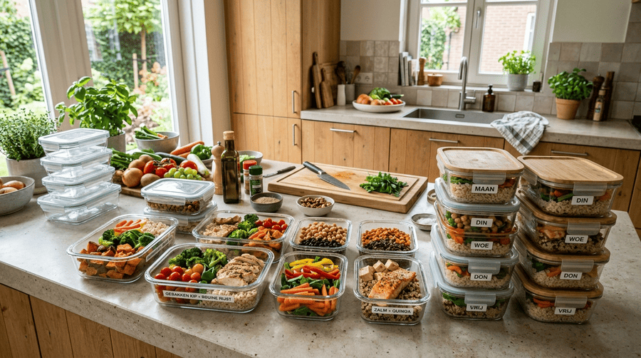 meal prep in bakjes
