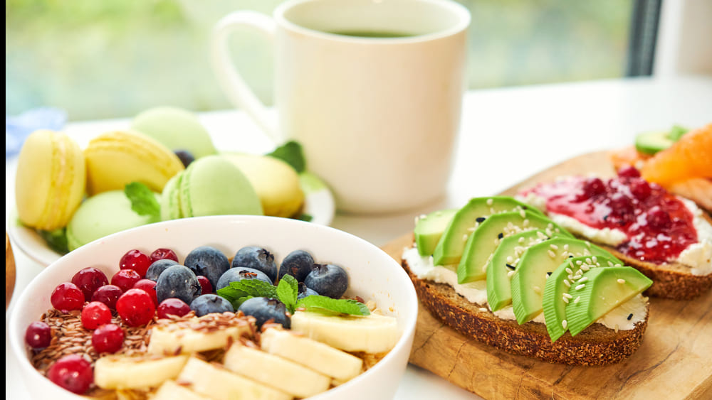 een uitgebreid en gebalanceerd ontbijt